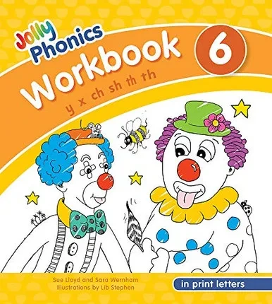 Jolly Phonics Workbook 6: In Print Letters (American English Edition)