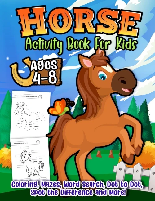 Horse Activity Book (9781989543825)