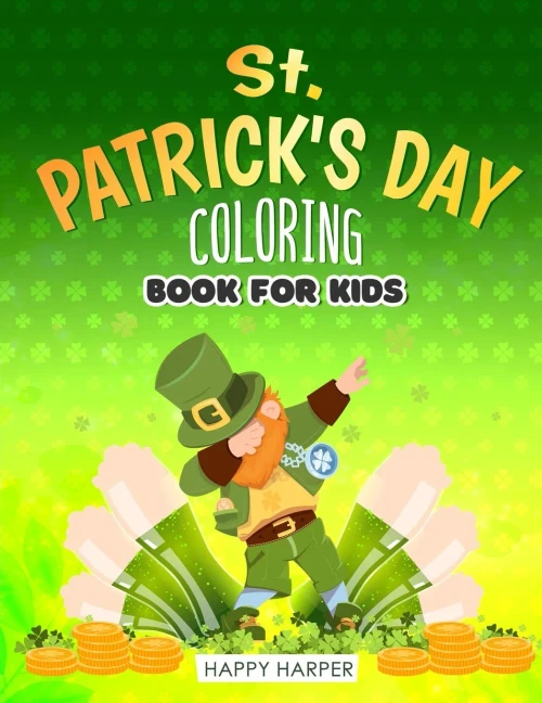 St Patrick's Day Coloring Book (9781989543856)