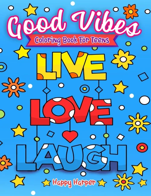 Good Vibes Coloring Book (9781989968321)