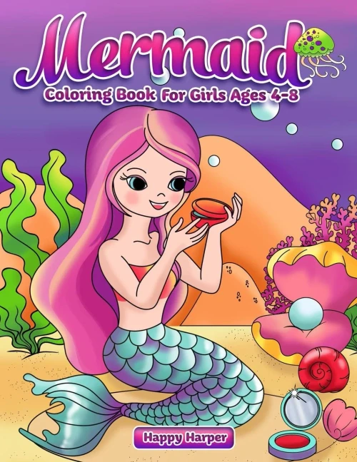 Mermaid Coloring Book (9781989968178)