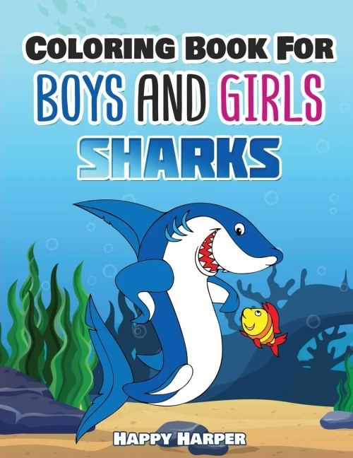 Shark Coloring Book (9781989543887)