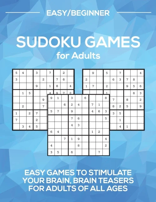 Sudoku Games for Adults Level: Easy/Beginner