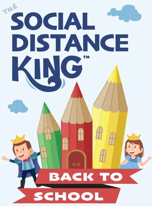 Social Distance King - Back to School (Hardback)