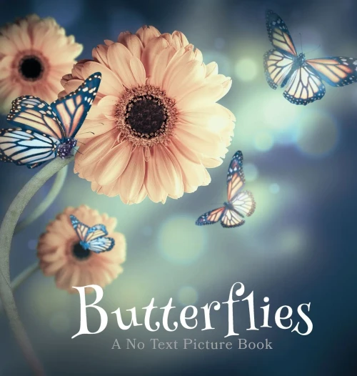 Butterflies, A No Text Picture Book : A Calming Gift for Alzheimer Patients and Senior Citizens Living With Dementia