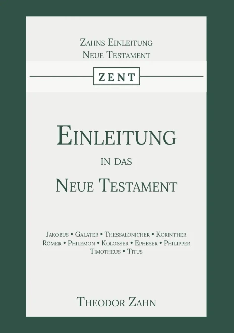 Einleitung in das Neue Testament: Erster Band (German Edition)