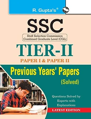 Ssc: Tier-II (Paper-I & II) Previous Years' Papers (Solved)