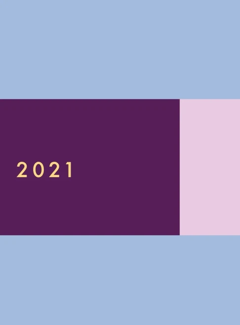 2021 Daily Planner Hardcover: One Page per Day 2021 Daily Planner, 8.5x11, Jan - Dec 2021, 12 Month, Dated Planner 2021 Productivity, XL Planner, Purple, Blue