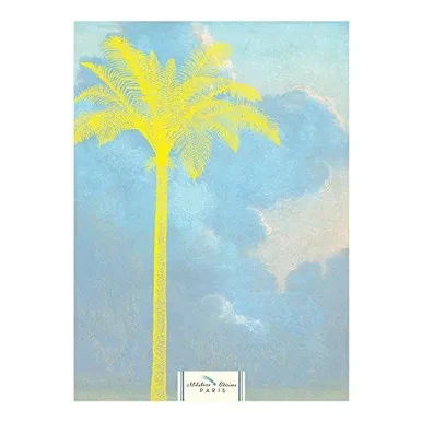 Alibabette Editions Paris - Palmes d'Or - Large Art Book - 128 Pages, 8.3 x 11.7 inches, 100g Acid Free Paper, Linen Bodoni Binding lays Flat When Open
