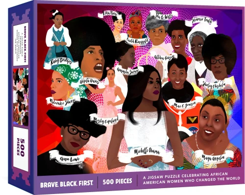 Brave. Black. First. Puzzle: A Jigsaw Puzzle and Poster Celebrating African American Women Who Changed the World: Jigsaw Puzzles for Adults and Jigsaw Puzzles for Kids