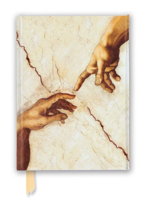 Michelangelo: Creation Hands (Foiled Journal) (Flame Tree Notebooks)