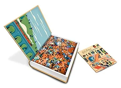 Harry Potter: Exploring Hogwarts: an Illustrated Guide Puzzle and Book Box Set