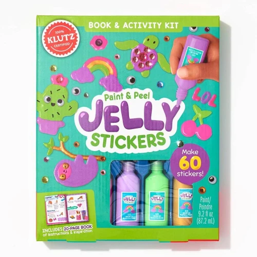 Klutz Paint & Peel Jelly Stickers Craft Kit