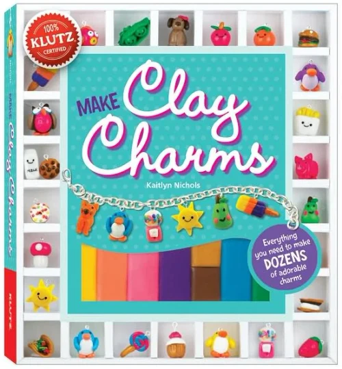 Make Clay Charms (Klutz Craft Kit) 8" Length x 1.19" Width x 9" Height
