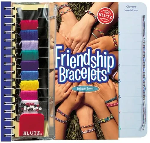 Klutz Friendship Bracelets Craft Kit Multicolored, 10.5" Length x 0.69" Width x 9" Height