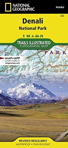 Denali National Park and Preserve (National Geographic Trails Illustrated Map, 222)