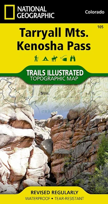 Tarryall Mountains, Kenosha Pass (National Geographic Trails Illustrated Map, 105)