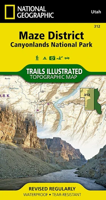 Maze District: Canyonlands National Park (National Geographic Trails Illustrated Map, 312)
