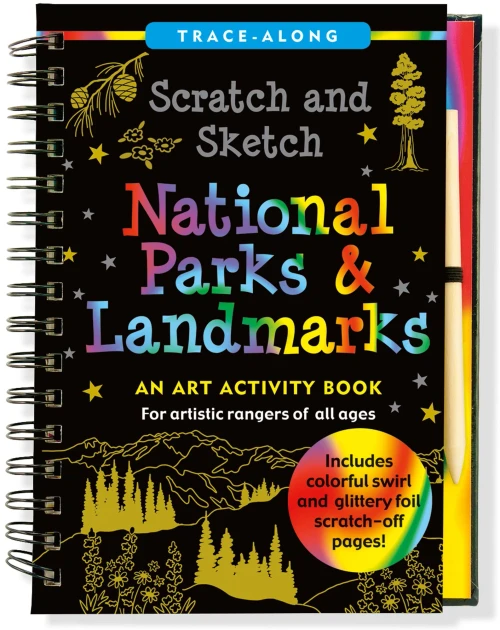 Scratch and Sketch National Parks & Landmarks (Trace-Along)