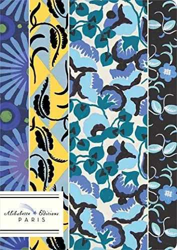 Alibabette Editions Paris - Paul Poiret - Petit Perfect-Bound Notebook - 100 Numbered Pages, 5.9 x 3.93 inches,"Soft Touch" Cover