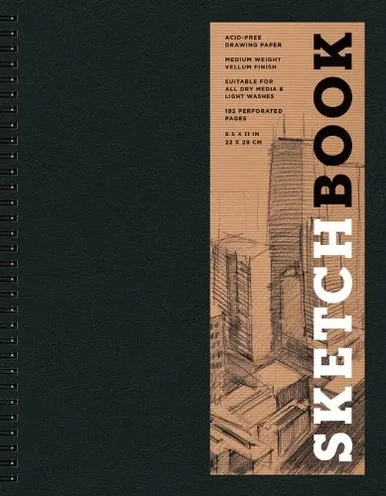 Sketchbook (Basic Large Spiral Black) (Volume 3) (Sterling Sketchbooks)