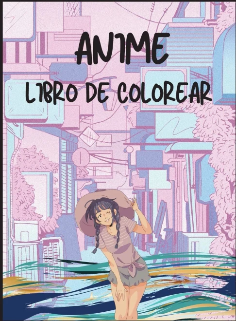 Libro Para Colorear De Anime : Simpáticos Personajes De Anime Para Colorear Para Todas Las Edades