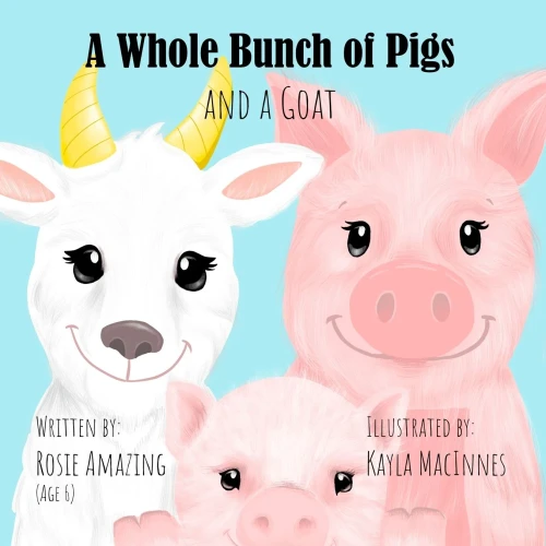 A Whole Bunch Of Pigs And A Goat