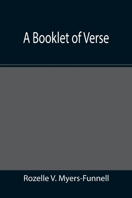 A Booklet Of Verse
