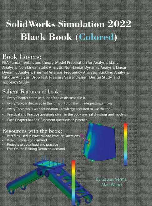 Solidworks Simulation 2022 Black Book (Colored)