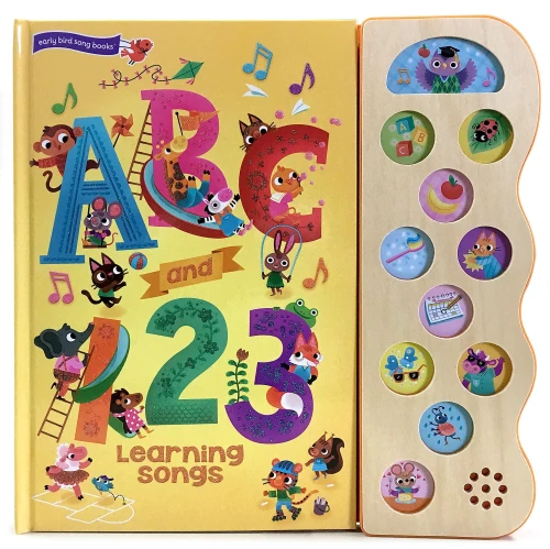 ABC & 123 Learning Songs: Interactive Children's Sound Book (11 Button Sound) (Early Bird Song)