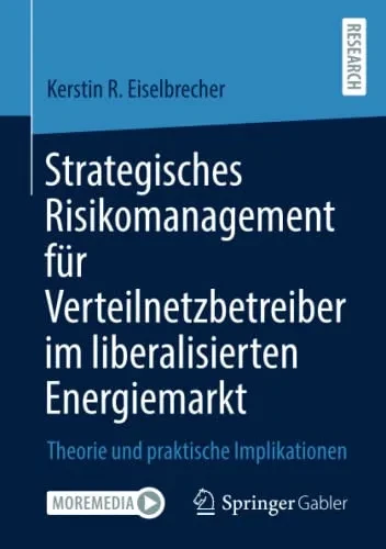 Strategisches Risikomanagement Für Verteilnetzbetreiber Im Liberalisierten Energiemarkt: Theorie Und Praktische Implikationen (German Edition)