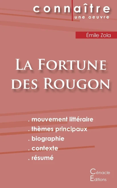 Fiche De Lecture La Fortune Des Rougon De Émile Zola (Analyse Littéraire De Référence Et Résumé Complet) (French Edition)