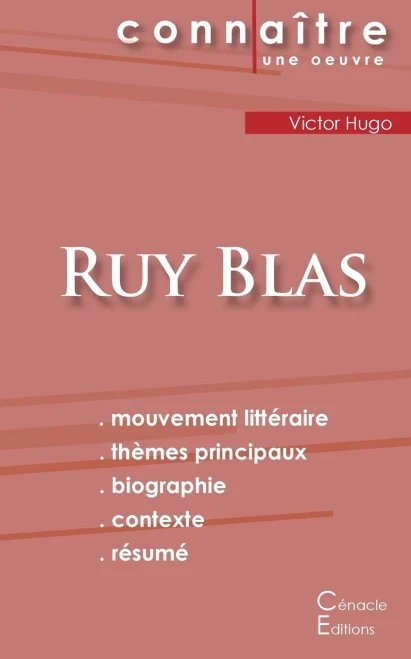 Fiche De Lecture Ruy Blas De Victor Hugo (Analyse Littéraire De Référence Et Résumé Complet) (French Edition)