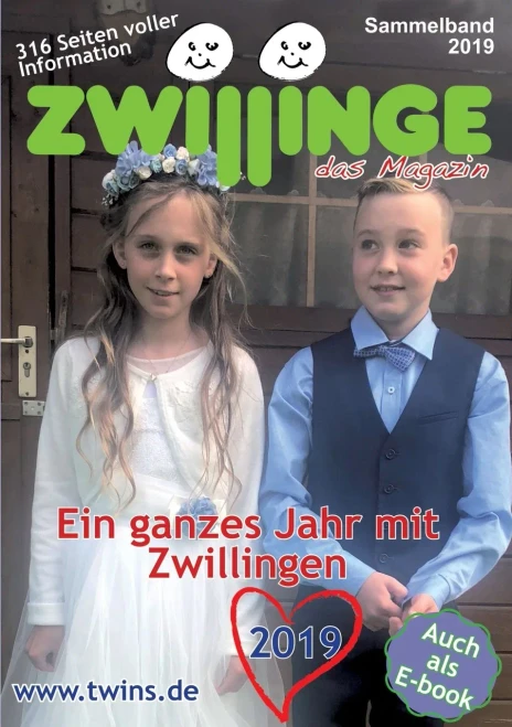 Zwillinge - Das Magazin 2019: Ein Ganzes Jahr Mit Zwillingen 2019 (German Edition)