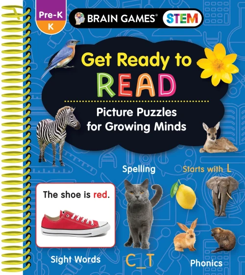 Brain Games Stem - Get Ready To Read: Picture Puzzles For Growing Minds