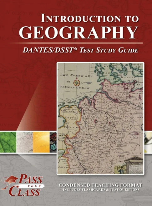 Introduction To Geography Dantes / Dsst Test Study Guide
