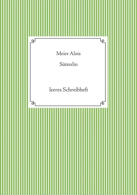 Sütterlin: Leeres Schreibheft (German Edition)