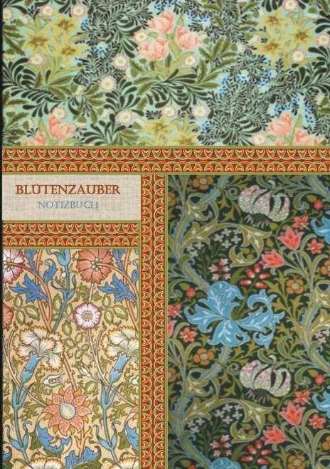 Blütenzauber Notizbuch (German Edition)