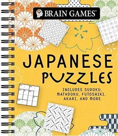Brain Games - Japanese Puzzles: Includes Sudoku, Mathdoku, Futoshiki, Akari, And More!
