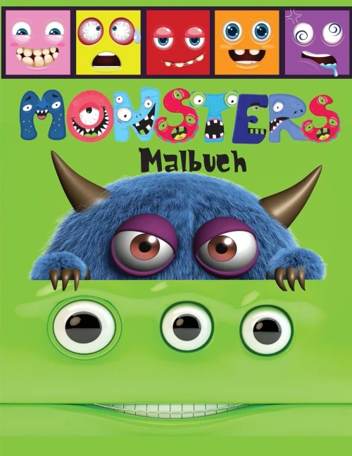 Monsters Malbuch: Ein Gruseliges Und Lustiges Mal-Und Activity-Buch F?r Kinder Mit Monster-Alphabet (German Edition)