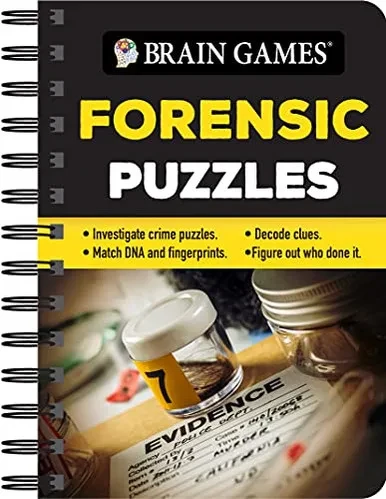 Brain Games - To Go - Forensic Puzzles: Investigate Crime Puzzles - Match Dna And Fingerprints - Decode Clues - Figure Out Who Done It