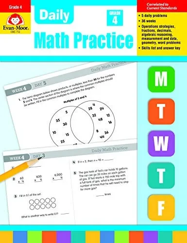 Daily Math Practice, Grade 4