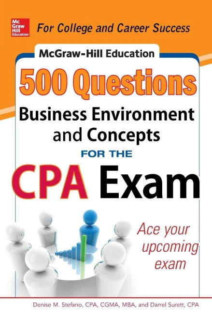 McGraw-Hill Education 500 Business Environment and Concepts Questions for the Cpa Exam (McGraw-Hill's 500 Questions) (Mcgraw-Hill Education 500 Questions)