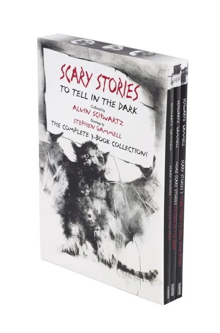 Scary Stories Paperback Box Set: The Complete 3-Book Collection with Classic Art by Stephen Gammell