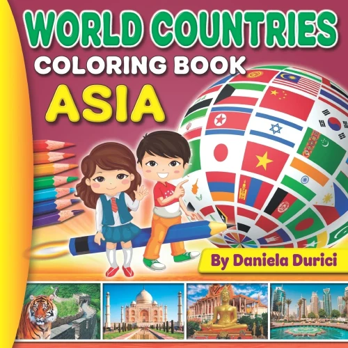 World Countries Asia (Educational Coloring Books)