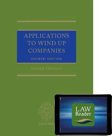 Applications To Wind Up Companies (Book And Digital Pack)