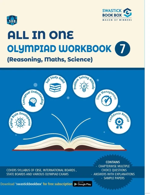 All In One Olympiad Workbook For Reasoning, Math, Science - Class 7