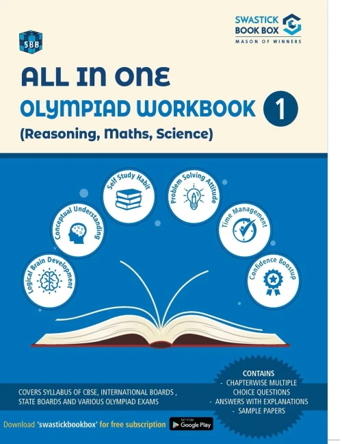 All In One Olympiad Workbook For Reasoning, Maths & Science - Class 1