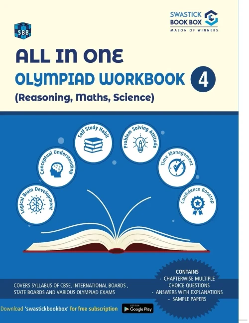 All In One Olympiad Workbook For Reasoning, Maths & Science - Class 4