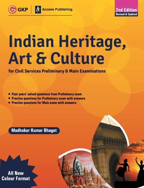 Indian Heritage, Art And Culture (Preliminary & Main) 2Ed - Multicolour Book